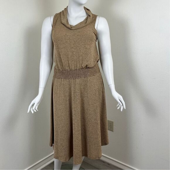 Soft Surroundings Womens Size L Tall Kerry Cowl Neck Swing Midi Pullover Dress - Picture 6 of 17
